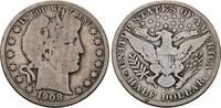 USA Half Dollar 1908 S Barber Half Dollar. Sch&ouml;n 273.08 元  ＋  78.02 元 运费
