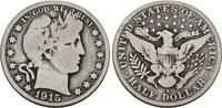 USA Half Dollar 1915 S Barber Half Dollar. Sch&ouml;n 273.08 元  ＋  78.02 元 运费