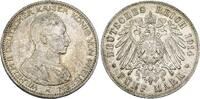 Preussen 5 Mark 1914 A Wilhelm II. 1888-1918. VF, Kratzer