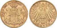 Hamburg 10 Mark 1911 J EF