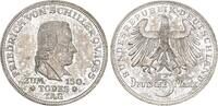 Bundesrepublik Deutschland 5 DM 1955 F Friedrich von Schiller. AU