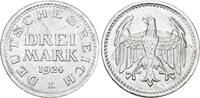 Weimarer Republik 3 Reichsmark 1924 E EF
