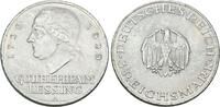 Weimarer Republik 3 Reichsmark 1929 A Lessing. UNC-