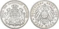 Hamburg 5 Mark 1908 J VF