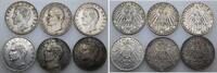 Bayern 6 x 3 Mark 1908 D - 1913 D Otto 1886-1913. VF