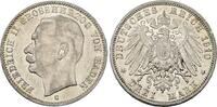 Baden 3 Mark Friedrich II. 1907-1918. -
