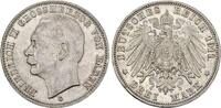 Baden 3 Mark Friedrich II. 1907-1918. -