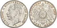 Baden 3 Mark Friedrich II. 1907-1918. -