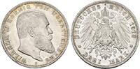 Württemberg 3 Mark 1912 F Wilhelm II. 1891-1918. AU