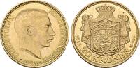 D&auml;nemark 20 Kroner 1913 Christian X. 1912-1947. Vorz&uuml;glich - Stempelglanz 1,413.98 US$  +  23.09 US$ shipping