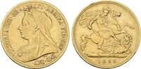 Gro&szlig;britannien 1/2 Sovereign 1898 Victoria 1837-1901. Sehr sch&ouml;n 605.99 US$  +  23.09 US$ shipping
