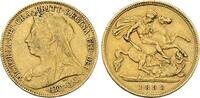 Gro&szlig;britannien 1/2 Sovereign 1898 Victoria 1837-1901. Sehr sch&ouml;n 605.99 US$  +  23.09 US$ shipping