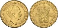 Niederlande 10 Gulden 1925 Wilhelmina 1890-1948. Vorz&uuml;glich - Stempelglanz 975.36 US$  +  23.09 US$ shipping