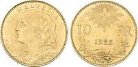 Schweiz 10 Franken 1922 B Vreneli. Vorz&uuml;glich - Stempelglanz 548.28 US$  +  23.09 US$ shipping