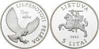 Litauen 5 Litai 2002 Bedrohte Tierwelt. Polierte Platte in Kapsel 144.28 US$  +  11.54 US$ shipping