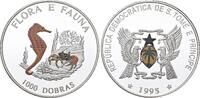 S. Tome e Principe 1000 Dobras 1995 Flora und Fauna. Polierte Platte in ... 86.57 US$  +  11.54 US$ shipping