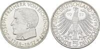 Bundesrepublik Deutschland 5 DM 1957 J Eichendorff. Vorz&uuml;glich+ 115.43 US$  +  11.54 US$ shipping