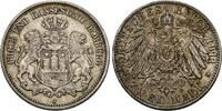 Hamburg 2 Mark 1911 J VF