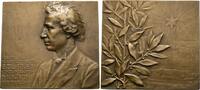 Kunstmedaillen Bronzegussplakette Emil von Sauer 1862 - 1942 (Komponist) -