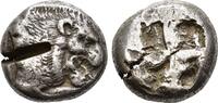 Stater (persischer Doppelsiglos) 520/490 v. Chr. Karien Mylasa Sehr schön