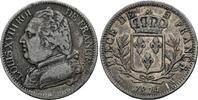 Frankreich 5 Francs Königreich Ludwig XVIII., 1814-1824 -
