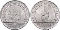 3 Mark 1929 F, WEIMARER REPUBLIK  Vorzüglich +