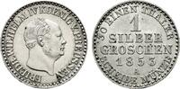 Silbergroschen 1853 A. Brandenburg-Preussen, Königreich Friedrich Wilhelm IV., 1840-1861 Vorzüglich