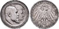3 Mark 1911, WÜRTTEMBERG, KÖNIGREICH Wilhelm II., 1891-1918 Vorzüglich
