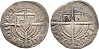 Polen Schilling. Deutscher Orden Michael Kuchmeister von Steinberg, 1414-1422 -