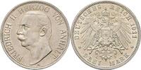 Anhalt 3 Mark 1911 A Friedrich II. 1904-1918 Min. Kr., vz 163.00 US$  +  232.86 US$ shipping