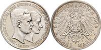 Braunschweig 3 Mark 1915 A Ernst August 1913-1918 Feine Kr., UNC-