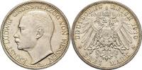 Hessen 3 Mark 1910 A Ernst Ludwig 1892-1918 Feine Kr., min. Rf., vz+ 163.00 US$  +  232.86 US$ shipping