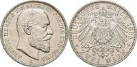 Sachsen-Coburg und Gotha 2 Mark 1895 A Alfred 1893-1900 Min. Kr., vz / St- 1,979.30 US$  +  232.86 US$ shipping