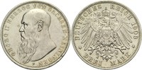 Sachsen-Meiningen 3 Mark Georg II. 1866-1914