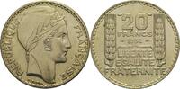 Frankreich 20 Francs 1934 3. Republik 1871-1940 vz-st 34.93 US$  +  232.86 US$ shipping