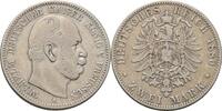 Preussen 2 Mark 1880 A Wilhelm I. 1861-1888 J. 96 F-VF