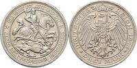 Preussen 3 Mark 1915 A Wilhelm II. 1888-1918 J. 115 Min. Rf. u. Kr., St-