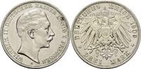 Preußen 3 Mark 1909 A Wilhelm II. (1888-1918) Ger. Rf., Kr., VF