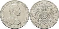Preußen 5 Mark 1914 A Wilhelm II. (1888-1918) Rf., Kr., VF-EF
