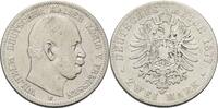 Preußen 2 Mark 1877 B Wilhelm I. (1861-1888) Rf., Kr., F-VF