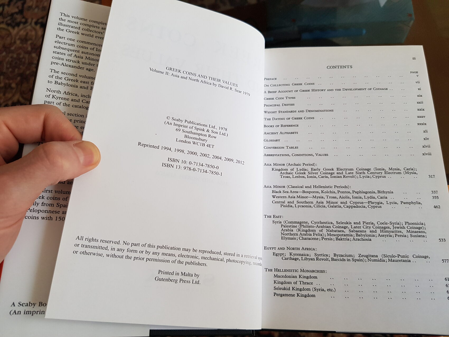 Sear: Greek Coins and Their Values Vol. 1-2. | MA-Shops