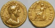 Roman Empire Hadrian AV Aureus AD 121-123 gVF