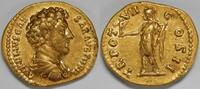 Roman Empire Marcus Aurelius as Caesar AV Aureus AD 152-153 aXF