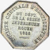 Medaillen Jeton #14327 - Société centrale d'horticulture Rouen 1836 Argent 27mm 7,84g -