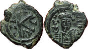 Antike Follis #12504 - Maurice Tibère Demi Constantinople Ire Officine An6 587-588 -