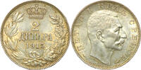 Weltmünzen 2 Dinara #12898 - SERBIE 1915 SPL -