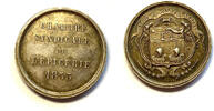 Medaillen #10275 - Médaille Chambre Syndicale de l'épicerie 1853 Argent poinçon Argent SUP -