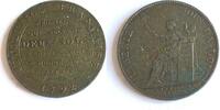 Medaillen #7961 - Médaille Deux sols Monneron 1791 belle qualité -