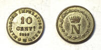Weltmünzen 10 centesimi 11049 - Italie - Napoléon I 1813 M TTB+/SUP -