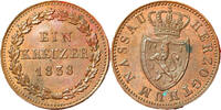 Weltmünzen 1 Kreuzer #1058 - RARE QUALITE Allemagne 1838 SUP+ - FACTURE -